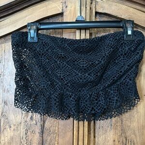 Massimo bikini bottom with mesh swim skirt attached in medium
